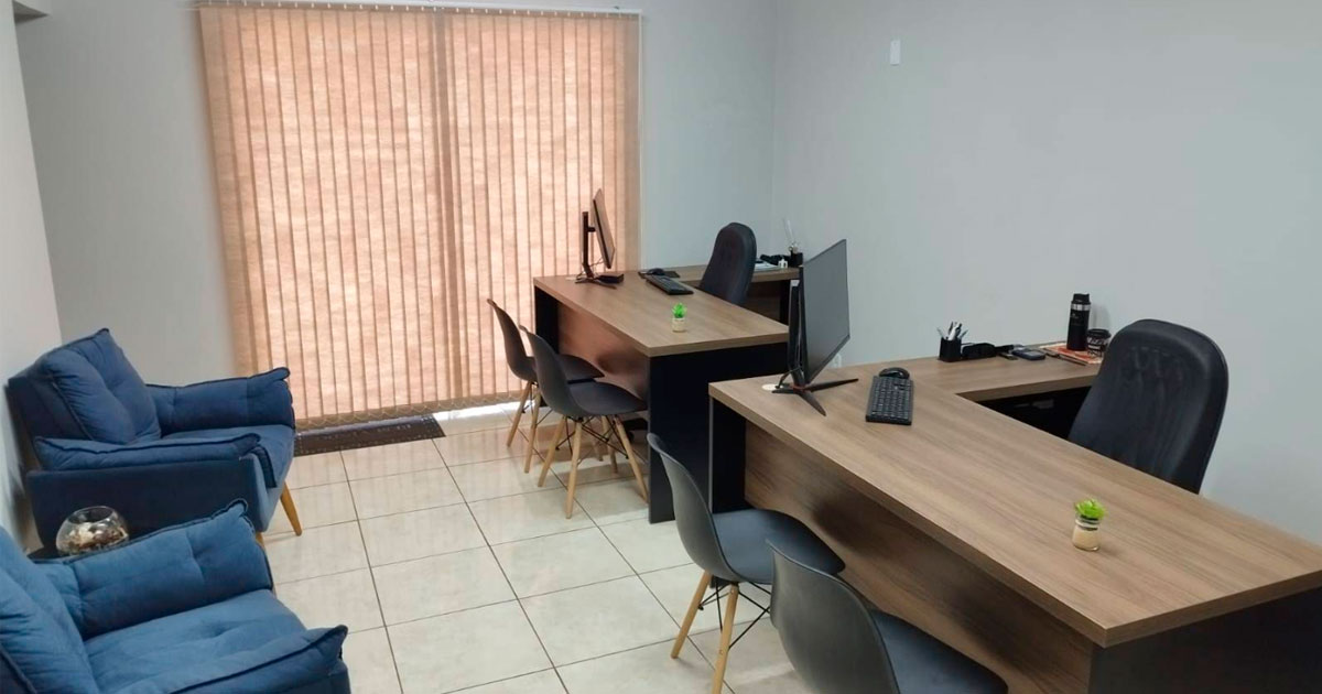 Sala do contador no escritório Contabilidade Dourados
